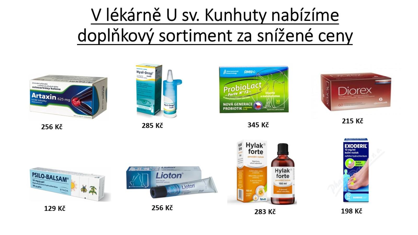 Lékárna - nabídka